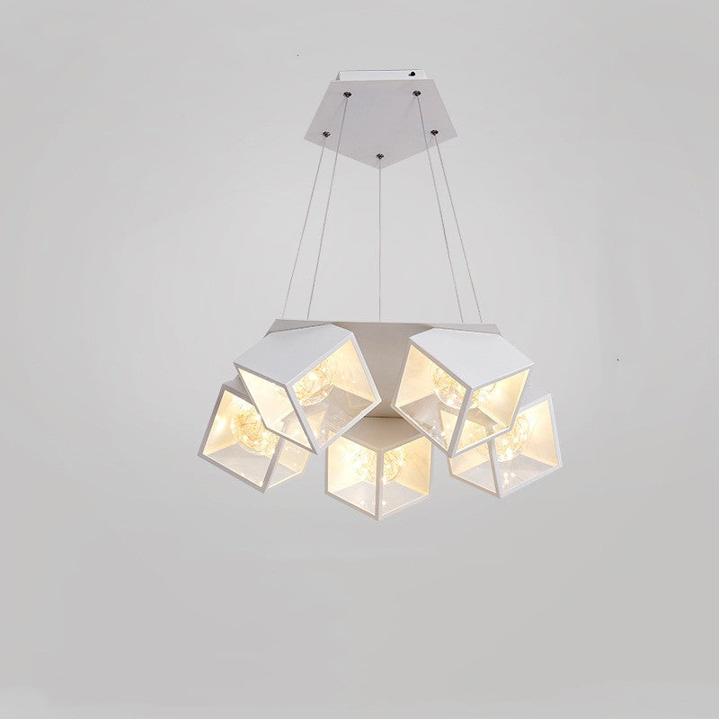 Nordic Star Chandelier – Elegant Designer Lighting for Bedrooms & Dining Rooms