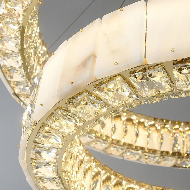 Luxury Crystal Onyx Chandelier for Elegant Hotels & Exclusive Clubs