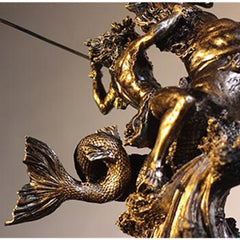 Vintage Greek Mythology Warrior Crafts  Sculpture