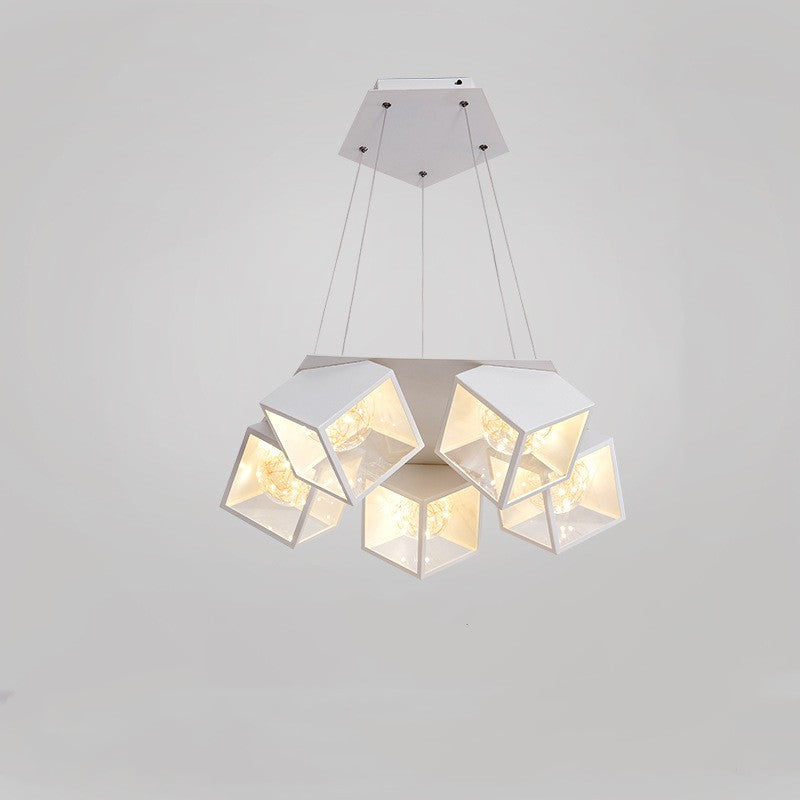 Nordic Star Chandelier – Elegant Designer Lighting for Bedrooms & Dining Rooms