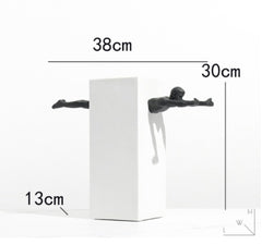 Modern Abstract Athlete Sculpture Decorative Ornament