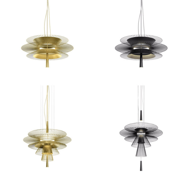 Minimalist Artistic Hollow Chandelier for Elegant Dining Rooms