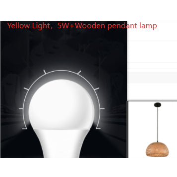 American Garden Bamboo Woven Chandelier – Southeast Asian Style Restaurant Pendant Lamp