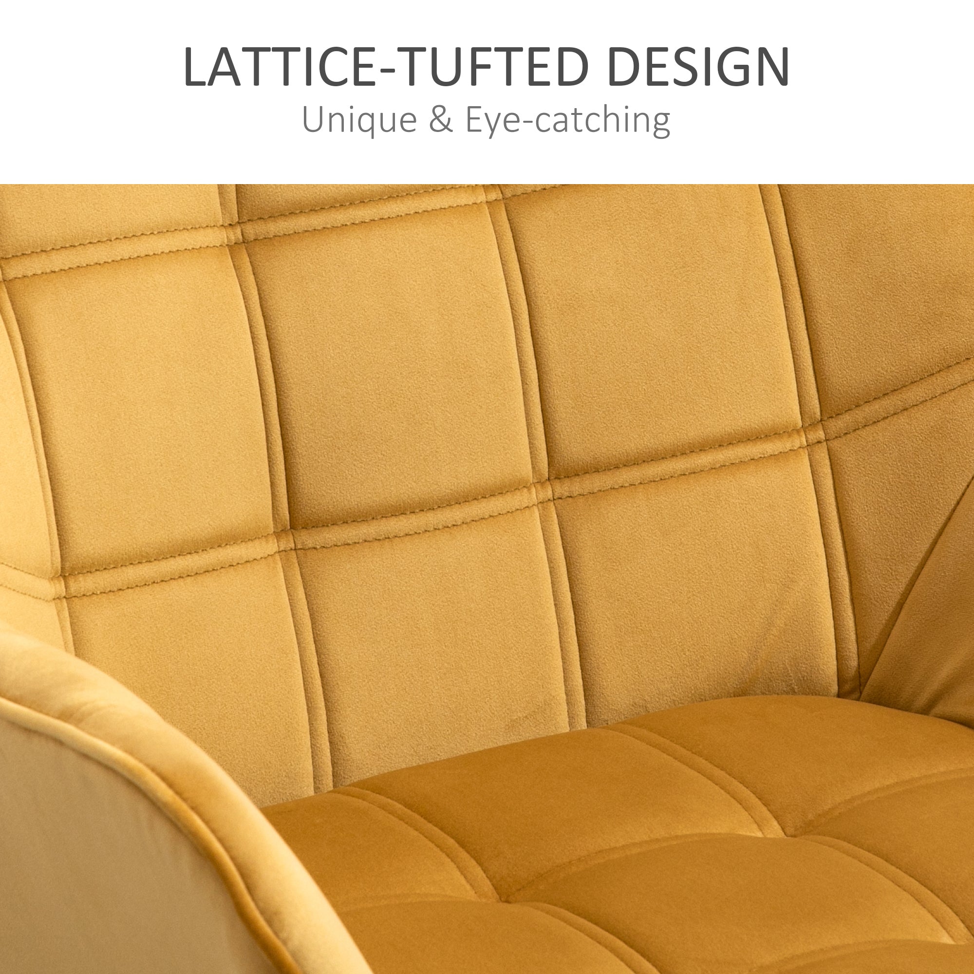 Set of 2 Modern Accent Armchairs – Upholstered Lounge Chairs with Wooden Legs