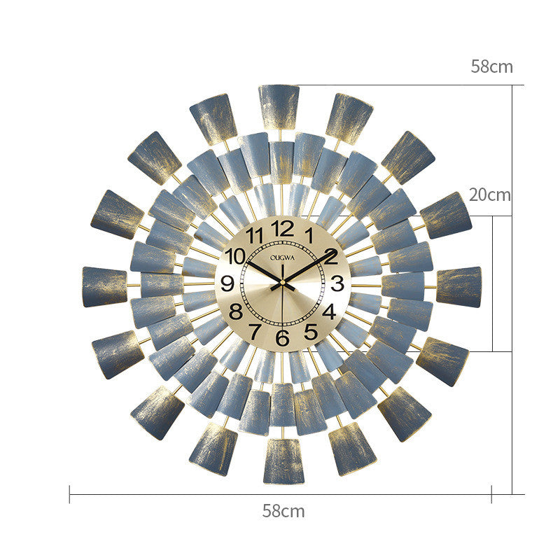 Metal Atmosphere Wall Clock