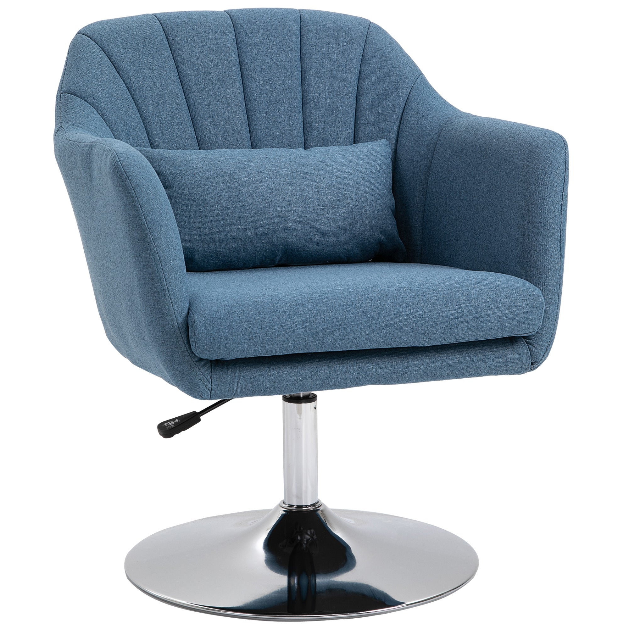 Swivel Linen Fabric Accent Chair For Living Room
