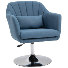 Swivel Linen Fabric Accent Chair For Living Room