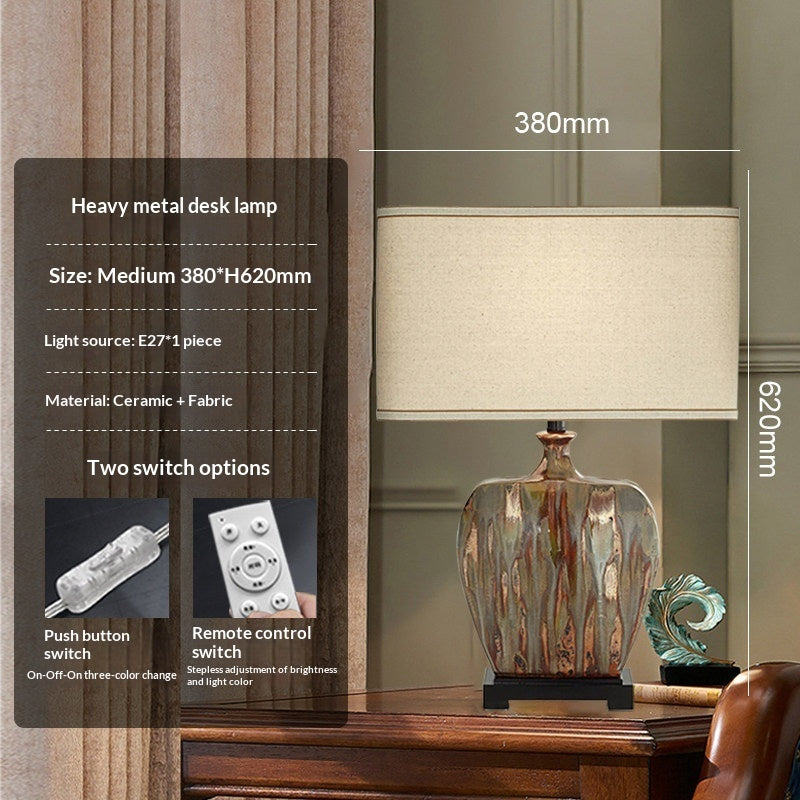 Sleek High-end White Ceramic Table Lamp