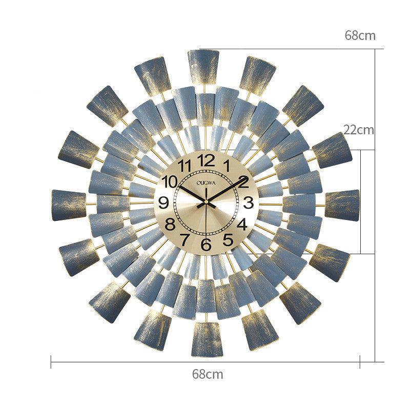 Metal Atmosphere Wall Clock