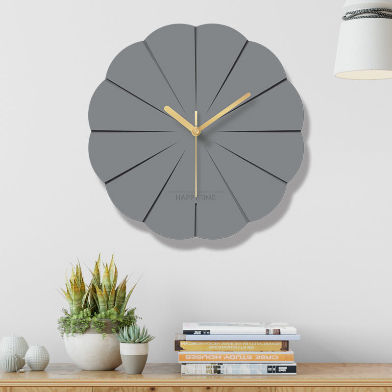Creative Acrylic Dumbbell Wall Clock – Modern Fitness Decor