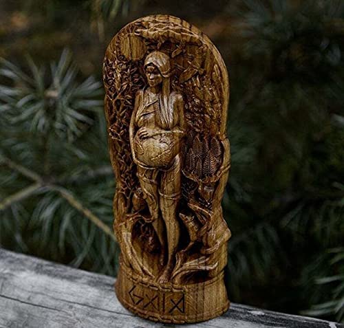Resin Greek Goddess Statue Pagan Altar Garden Sculpture