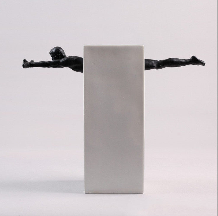 Modern Abstract Athlete Sculpture Decorative Ornament