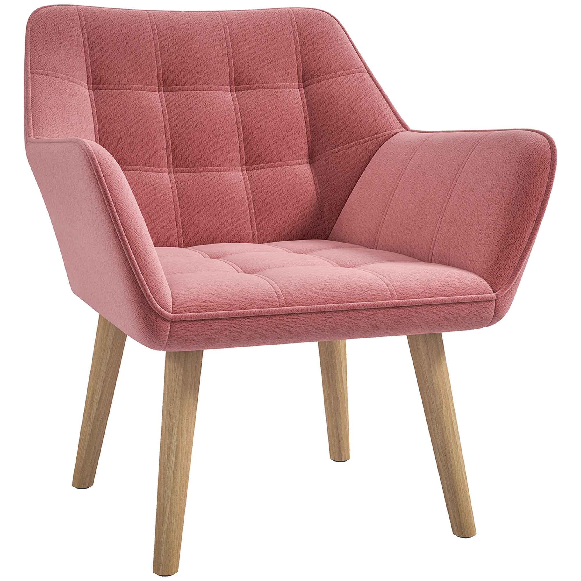 Accent Chair, Arm Chair With Wide Arms