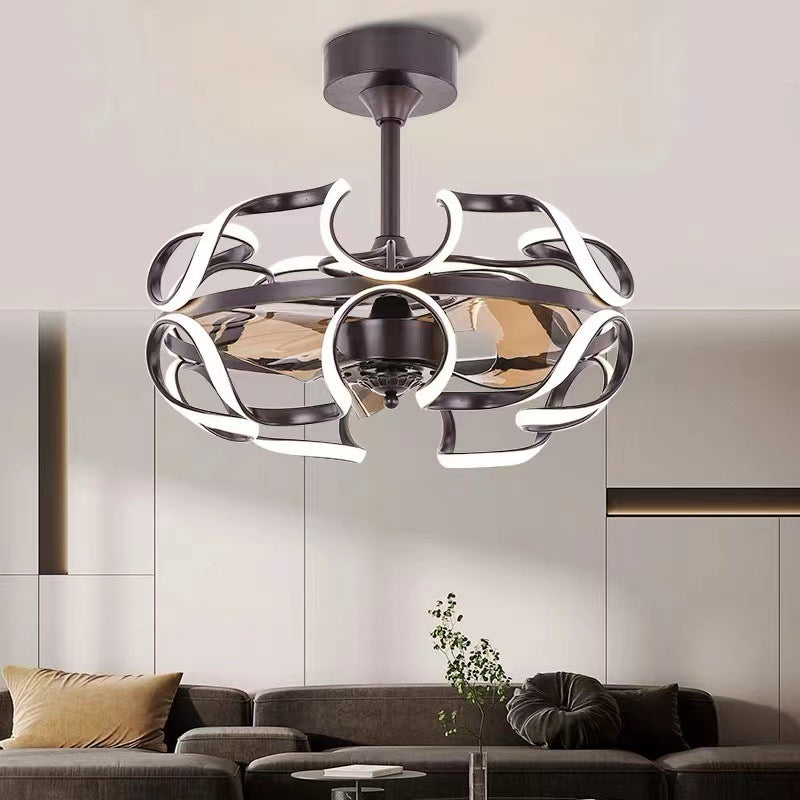 Modern LED Ceiling Fan Light – Energy-Efficient Designer Fan Lamp