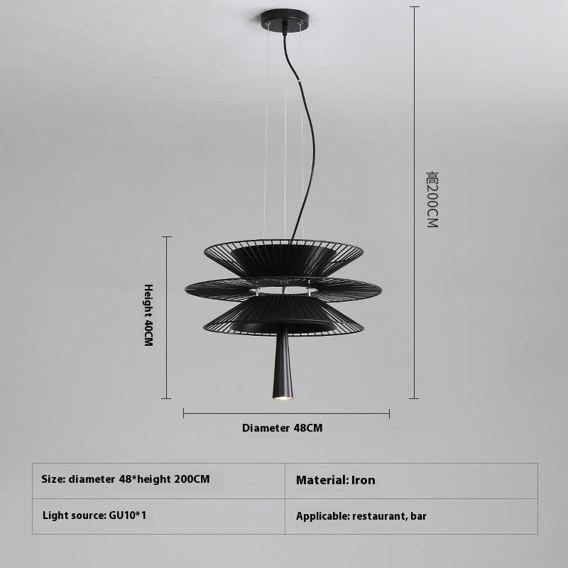 Minimalist Artistic Hollow Chandelier for Elegant Dining Rooms
