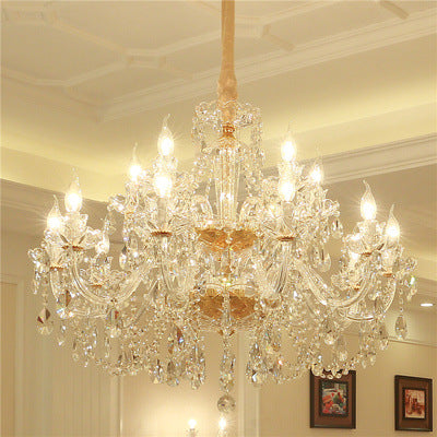Grand Crystal Statement Chandelier for Elegant Living Spaces