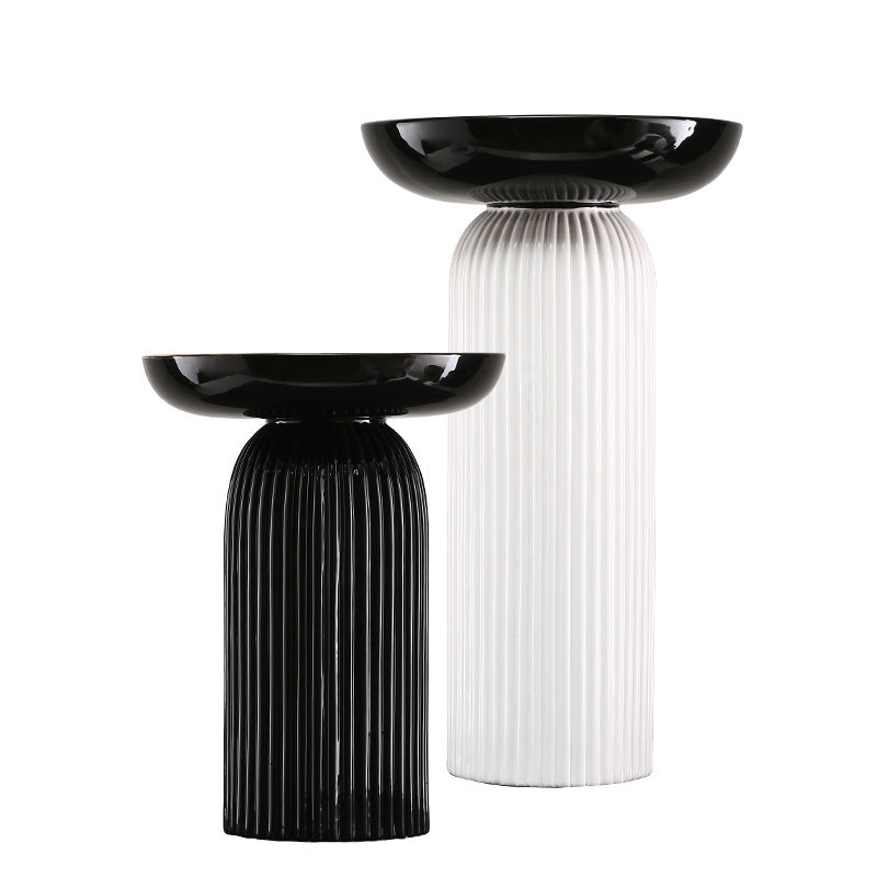 Light Luxury Floral Ceramic Vase Decoration