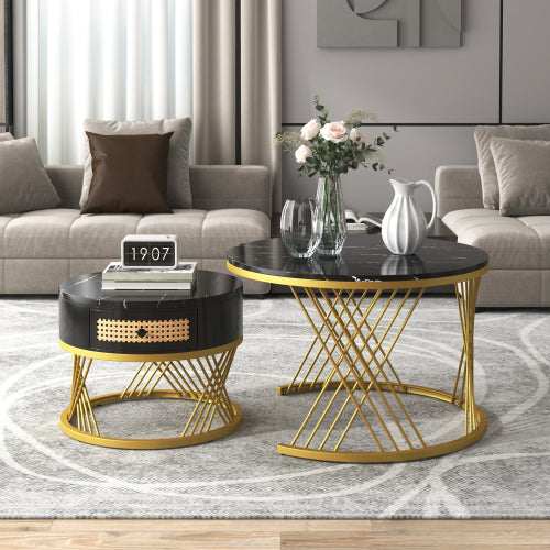 2 In 1 Round Coffee Table