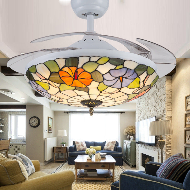 Modern Invisible Ceiling Fan Light for Living Rooms & Dining Areas